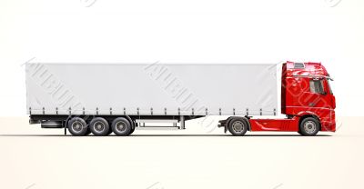 Semi-trailer truck