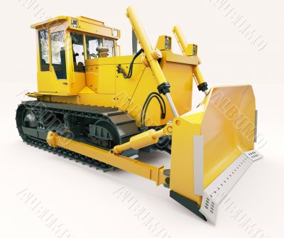 Heavy crawler bulldozer 