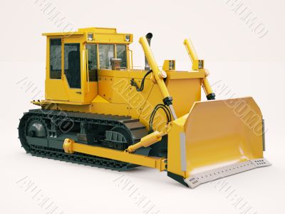 Heavy crawler bulldozer 