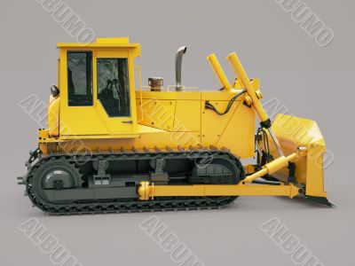 Heavy crawler bulldozer 