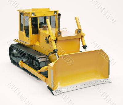 Heavy crawler bulldozer 