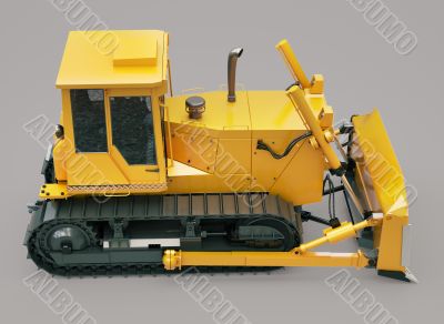 Heavy crawler bulldozer 