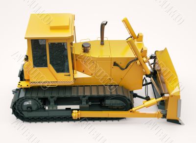 Heavy crawler bulldozer 