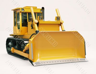 Heavy crawler bulldozer 