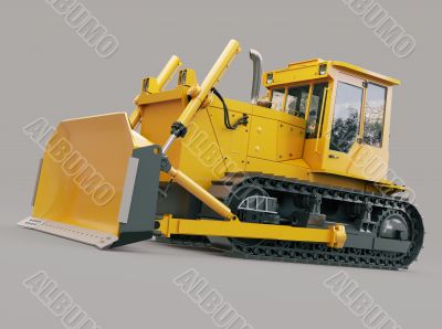 Heavy crawler bulldozer 
