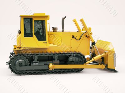 Heavy crawler bulldozer 