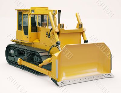 Heavy crawler bulldozer 