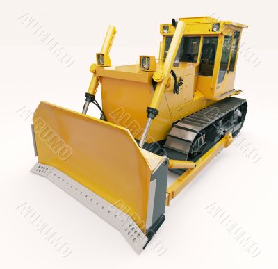 Heavy crawler bulldozer 