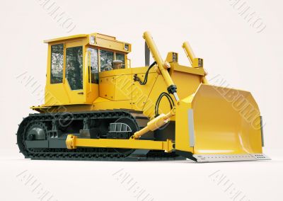 Heavy crawler bulldozer 