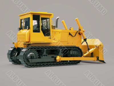 Heavy crawler bulldozer 