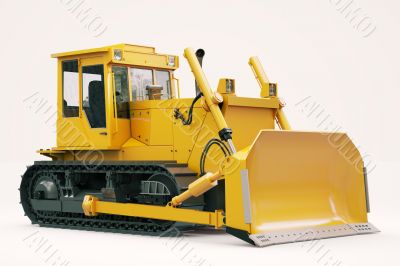 Heavy crawler bulldozer 