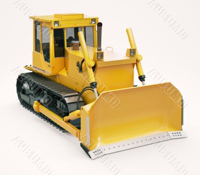 Heavy crawler bulldozer 