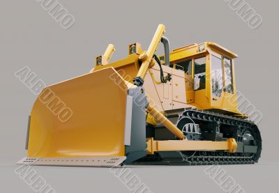 Heavy crawler bulldozer 