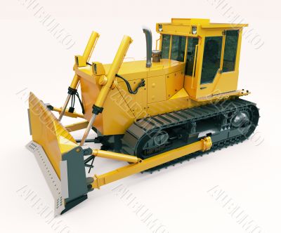 Heavy crawler bulldozer 