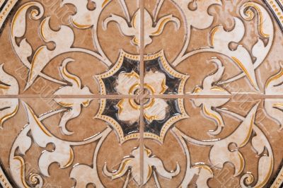 background of ceramic tiles