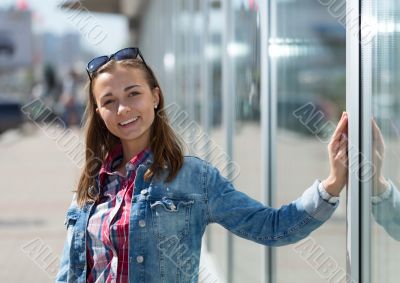 Young beautiful stylish girl 