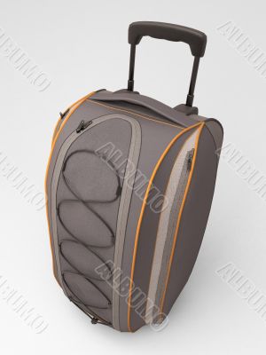Grey travel bag