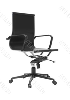 Gray office chair isolated