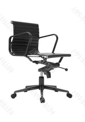 Gray office chair isolated