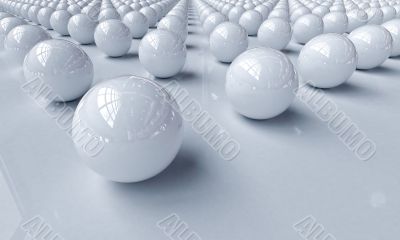 White balls