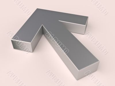 Metal arrow
