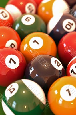Billiard balls