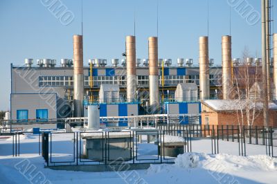 Modern industrial building