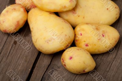 Potatoes close-up
