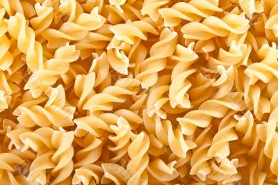 Fusilli close-up