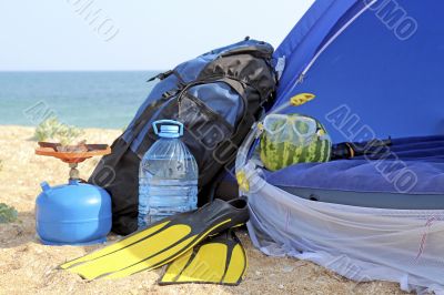 Tent on the beach