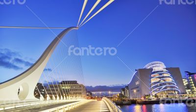 Samuel Beckett Bridge in Dublin