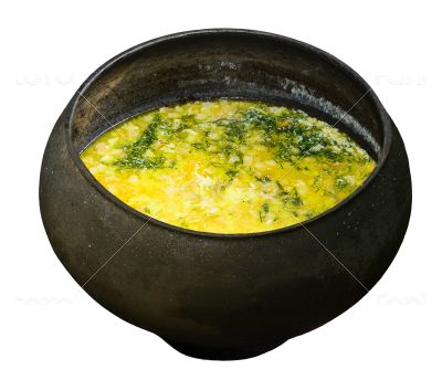 Food in the pot