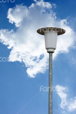 Lamp isolated and sky