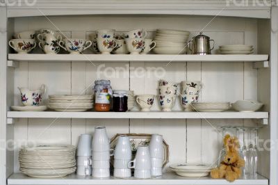 Old kitchen shelf