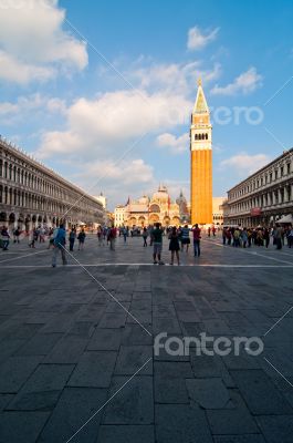 Venice Italy Saint Marco square view