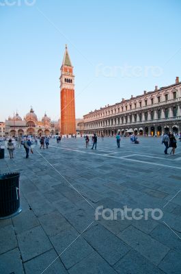 Venice Italy Saint Marco square view