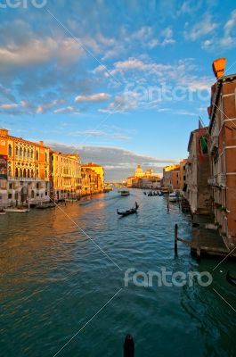 Venice Italy grand canal view