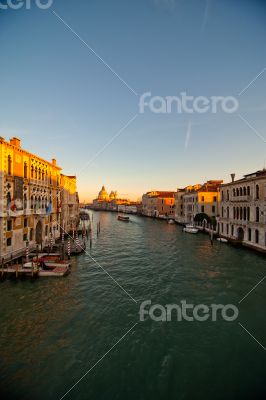 Venice Italy grand canal view