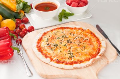 Italian original thin crust pizza