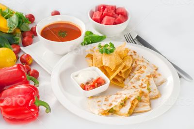 original Mexican quesadilla de pollo