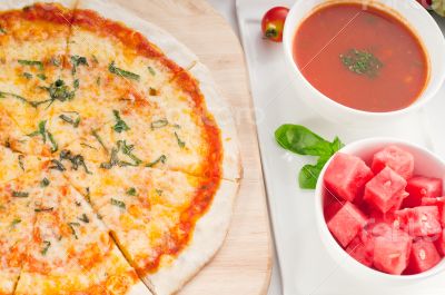 Italian original thin crust pizza