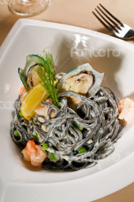seafood black spaghetti