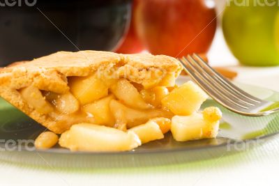 fresh homemade apple pie