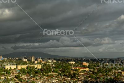 Aerial view of Addis Ababa