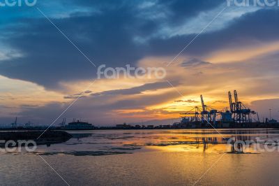 Shores near Djibouti port