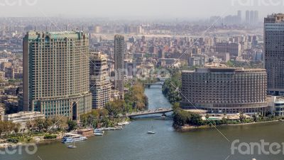 Aerial view of Cairo