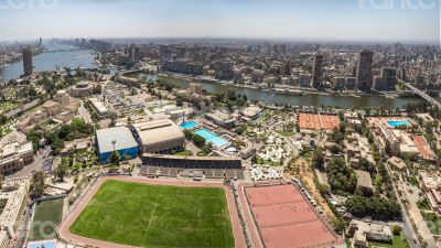 Aerial view of Cairo