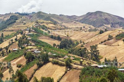 Village on the hills