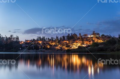 Nightfall over Kuriftu Lake