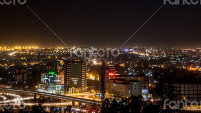 Aerial view of Addis Ababa